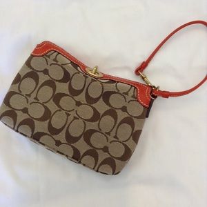 Coach Signature Wristlet